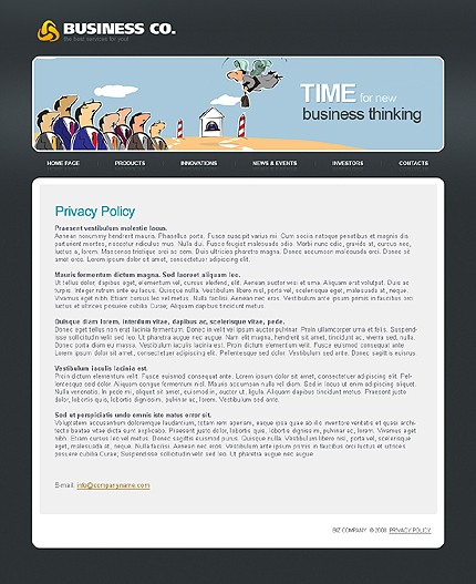 business&nbsp;site template