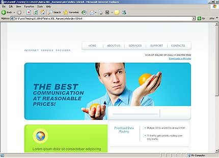 blast&nbsp;website template
