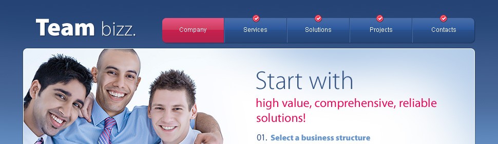team&nbsp;website template