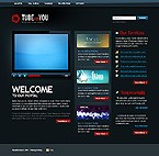 Media web site  template 21714