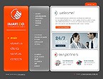 Flash web site template 21748