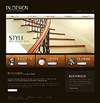 Interior and Furniture web site template 21790