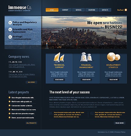 immense&nbsp;site template
