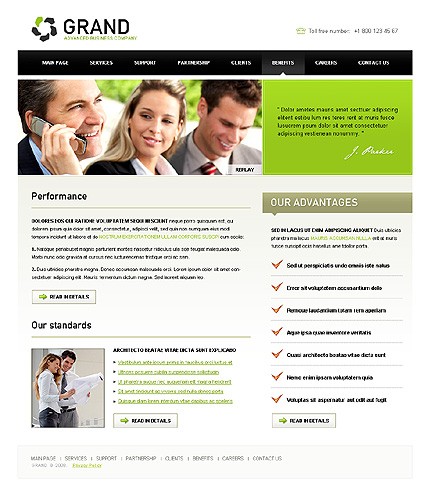 grand&nbsp;site template