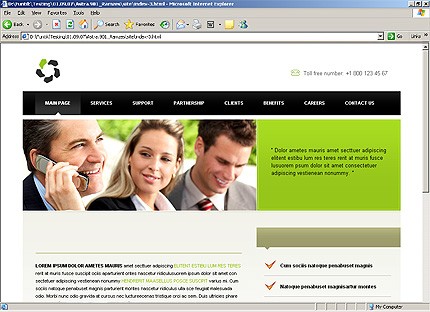 business&nbsp;website template