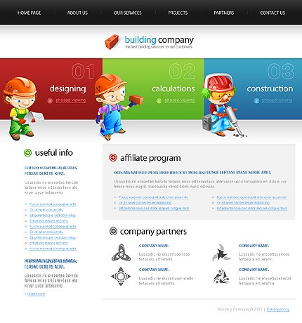 building&nbsp;site template