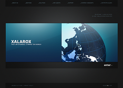 xalarox&nbsp;site template