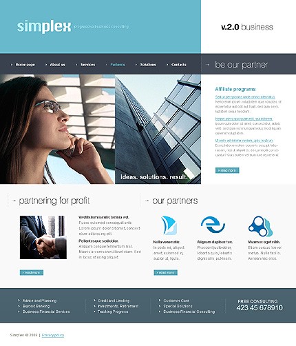 simplex&nbsp;site template