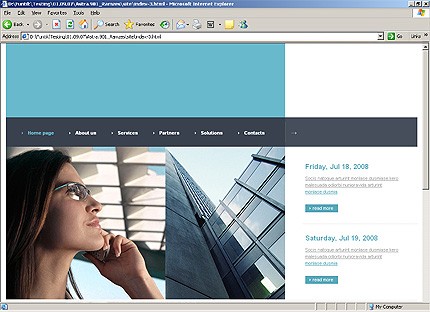 business&nbsp;website template