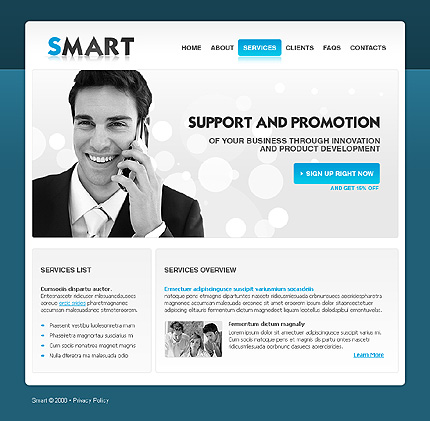 smart&nbsp;site template