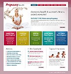 Medical web site template 21839