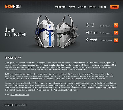 exehost&nbsp;site template
