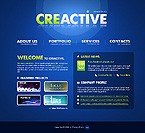 Flash web site template 21945
