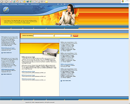 company&nbsp;website template