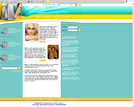 xxx&nbsp;website template