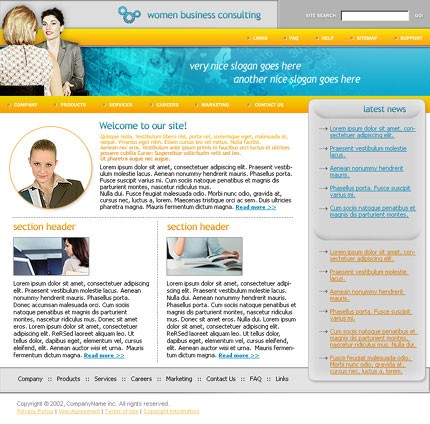 business&nbsp;site template