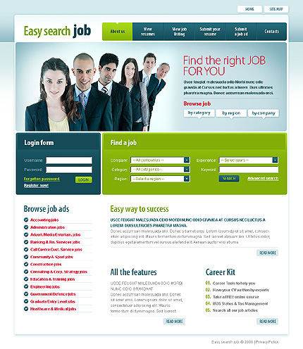 Job Portal Template