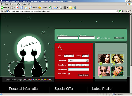 Template #22165, Html Content Page Screenshot