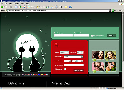 Template #22165, Html Content Page Screenshot
