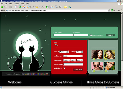 Template #22165, Html Homepage Screenshot