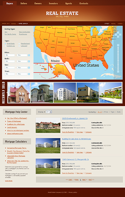 Real Estate Website Template