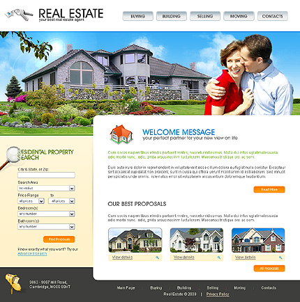 real estate logo templates. Real Estate Website Template