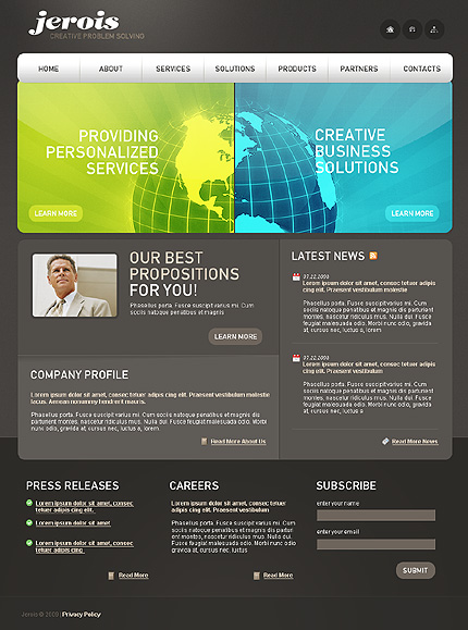 One Response to “Business Website Template”