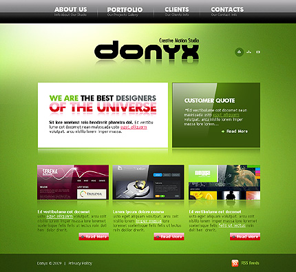 Design Studio Website Template