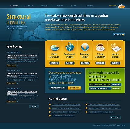 Structural Consulting Website Template
