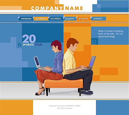 business&nbsp;site template