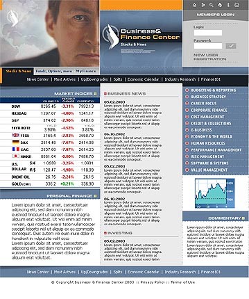 business&nbsp;site template