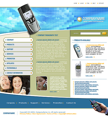 communication&nbsp;site template