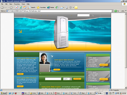company&nbsp;website template
