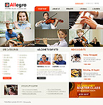 Template #23093Added: 2009-02-24Price: $64.00Categories: CSS, Education, Flash 8, Full site, Music, Wide templatesKeywords: allegro, music, education, knowledge, students, teachers, courses, violin, cello, piano, guitar, jazz, treble, clef, strings, director, history, children, masters, talented, tunes, melodies, alumni, library, collection, symphony, concert, facilities, hall, careerIncluded: .PSDbr.HTMLbr.FLAbr.SWF