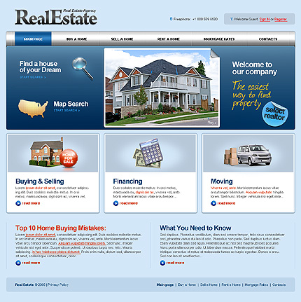Real Estate Website Template