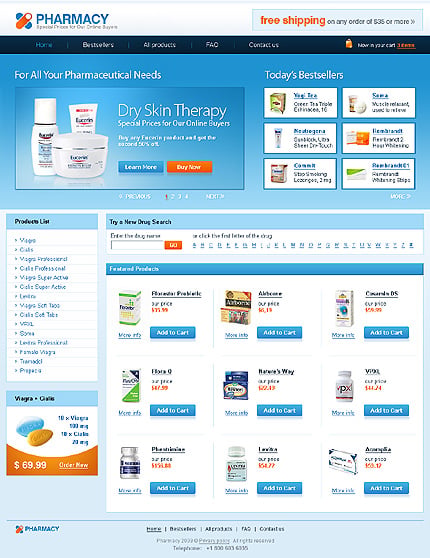 Pharmacy Website Template