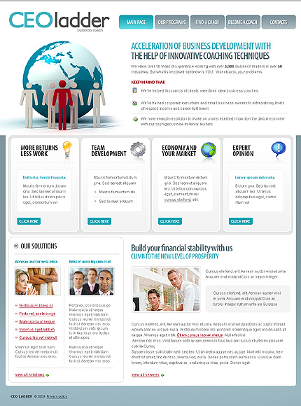 Business Coach Website Template
