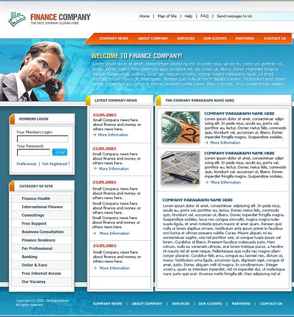 business&nbsp;site template