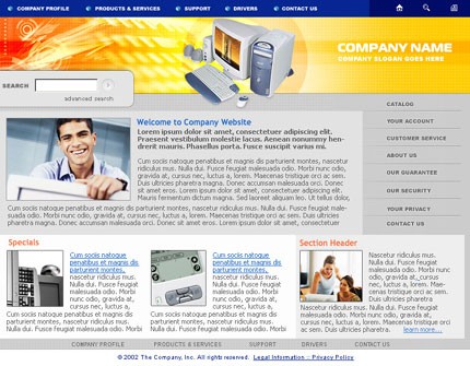 business&nbsp;site template