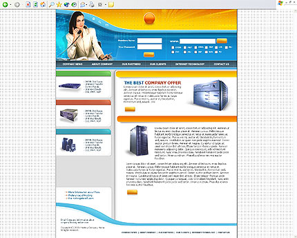 company&nbsp;website template