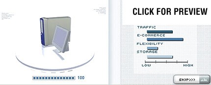 hosting site template