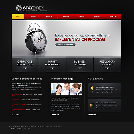 Template #24641, Adobe Photoshop Homepage Screenshot