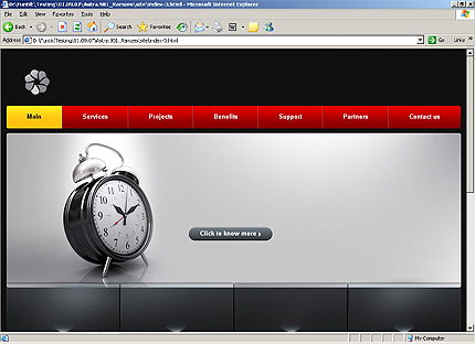 Template #24641, Html Homepage Screenshot