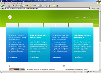 Template #24644, Html Content Page Screenshot