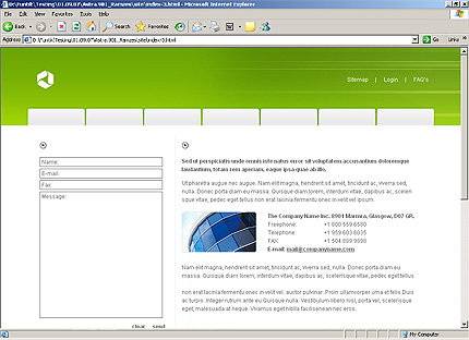 Template #24644, Html Content Page Screenshot