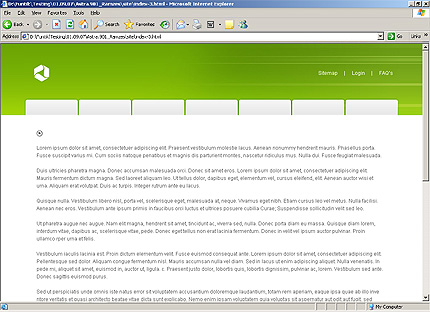 Template #24644, Html Content Page Screenshot