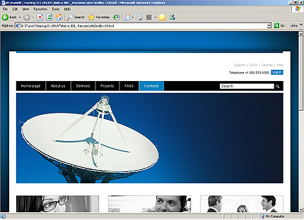 Template #24684, Html Content Page Screenshot