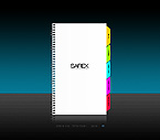 Flash web site template 24694