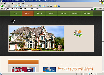 Template #24754, Html Content Page Screenshot
