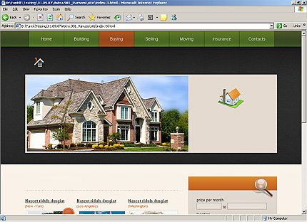 Template #24754, Html Content Page Screenshot
